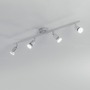 Bodová - FAN SPOT-COOPER-4 Spotové svítidlo SPOT LED COOPER stříbrná 4xGU10 LED 5 W 400 LM 2700 K 78,5x8,5x14 cm - FANEUROPE - foto 2