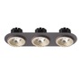 Hranatá - RED R13246 SHARM R III zápustná perleťová zlatá/hnědá 230V LED 3x10W 24° 3000K - RED - DESIGN RENDL - foto 2