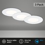 Kruhová - BRI 7113436 3ks sada LED vestavné svítidlo, pr. 8,5 cm, 4,9 W, bílé (starý kód: BRI 7113-436) - BRILONER - foto 2
