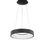 Kruhová - NV 9453431 Závěsné svítidlo RANDO THIN černý hliník a akryl LED 30W 230V 3000K IP20 stmívatelné - NOVA LUCE - foto 2