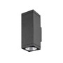 Nástěnná - LA 1010189 THEO PRO L nástěnné svítidlo pro povrchovou montáž, jednoduché, DALI, P2, obdélníkové, 2700 K, 15 W, 24°, antracitové - BIG WHITE (SLV) - foto 2