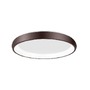 Kruhová - NV 8105612 Stropní svítidlo ALBI hnědý hliník a akryl LED 50W 230V 3000K IP20 stmívatelné - NOVA LUCE - foto 2