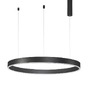 Kruhová - NV 9190855 Závěsné svítidlo MOTIF černý hliník a akryl LED 55W 230V 3000K IP20 stmívatelné - NOVA LUCE - foto 2