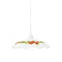Dekorativní - FAN I-RIBES-S42 Závěsné svítidlo Ribes bílé, 1xE27, 42 x 42 x 120 cm - FANEUROPE - foto 2
