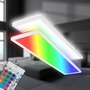 Hranatá - BRILO 7540016 Tava LED stropní svítidlo, dálkový ovladač, RGB, ploché, stmívatelné, bílé - BRILO - foto 2
