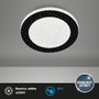 Kruhová - BRILO 3693-015 LED stropní svítidlo, pr. 28 cm, 15 W, 1600 lm, černá - BRILO - foto 2