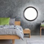 Kruhová - LD 14659-18 DISC LED stropní svítidlo kruhové černé s funkcí změny barev Smart Home MEDION RGB+3000-5000K - LEUCHTEN DIREKT / JUST LIGHT - foto 2