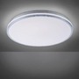 Kruhová - LD 14844-17 ISABELL LED stropní svítidlo, chrom, stínidlo, IP44, koupelna, teplá bílá 3000K - LEUCHTEN DIREKT / JUST LIGHT - foto 2