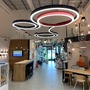 Technická - ARCHI SBS/110/GI1220/4K/BL-SESTAVA Závěsné svítidlo BELO (sestava VLNA+KRUHY) černá / červená direct ON/OFF - Archilight - foto 2