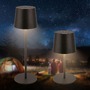 Stolní lampy dekorační - BRILO 7708015 Bota stolní lampa - 1,8W, 120lm, nabíjecí, LED, stmívatelné, dotykový vypínač, teplá bílá, černá - BRILO - foto 2
