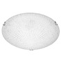 Plafoniéry - NV 702203 Stropní svítidlo SHELL bílá a čiré strukturované sklo E27 3x12W - NOVA LUCE - foto 2