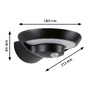 Nástěnná - P 94855 Solární LED venkovní nástěnné svítidlo Bordola pohybové čidlo IP44 180x211mm 3000K 3,5W antracit umělá hmota - PAULMANN - foto 2