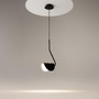 Dekorativní - M MOD126PL-01B Závěsné svítidlo Mollis 28W černá kov akrylát designové - MAYTONI - foto 2
