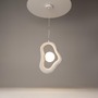Dekorativní - M MOD380PL-01W Závěsné svítidlo Opus G9 28W bílý kov - MAYTONI - foto 2