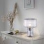 Stolní lampy dekorační - PN 4092-00 FUNGUS LED stolní lampa transparentní, sklo tvaru houby, pr.25cm, vypínač - PAUL NEUHAUS - foto 2