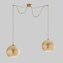 Koule - FAN I-VANITY/S2 ORO Závěsné svítidlo VANITY zlatá, 2xE27, 120 cm - FANEUROPE - foto 2