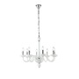 Dekorativní - FAN I-ALFIERE/8 BCO Závěsné svítidlo Alfiere, bílé/chrom, 8 x E14, 74 x 178 cm - FANEUROPE - foto 2
