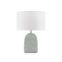Stolní lampy dekorační - NV 9050166 Stolní lampa CHEMPO šedý beton a kov bílé stínidlo E27 1x12W 230V IP20 bez žárovky - NOVA LUCE - foto 2