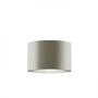 Stínidla, kryty, clony - RED R11587 RON 40/25 stínidlo Monaco holubí šeď / stříbrné PVC max. 23W - RED - DESIGN RENDL - foto 2