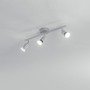 Bodová - FAN SPOT-COOPER-3 Spotové svítidlo SPOT LED COOPER stříbrná 3xGU10 LED 5 W 400 LM 2700 K 48x8,5x14 cm - FANEUROPE - foto 2
