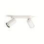 Bodová - PH 50582/31/PN Bodové svítidlo Philips Pongee 50582/31/PN bílé 2x max.10W - PHILIPS (915005530801) - foto 2
