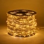 Venkovní řetězy - DLED SFNX0110W DecoLED LED světelný řetěz, 100m, teple bílá s FLASH efektem, 1000 diod, bílý kabel SFNX0110W - foto 2
