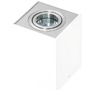 Downlight - AZZ AZ0872 Stropní bodové přisazené svítidlo Azzardo Eloy 1 white/aluminium AZ0872 GU10 1x50W IP20 9,5cm hranaté bílo-hliníkové - AZZARDO - foto 2