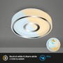 Kruhová - BRI 2232-018 LED stropní svítidlo do koupelny, pr. 28 cm, 12W, 1200 lm, chrom-křišťál - BRILONER - foto 2