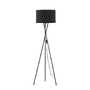 Stojací lampy - NV 9050160 Stojací lampa RETRO černé stínidlo černý kov E27 1x12W 230V IP20 bez žárovky - NOVA LUCE - foto 2