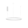 Kruhová - NV 9345663 Závěsné svítidlo ELOWEN bílý hliník a silikon LED 80W 3000K stmívatelné - NOVA LUCE - foto 2