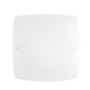 Hranatá - NV 600301 Stropní svítidlo QUALE matné bílé sklo chromovaný kov E27 1x12W - NOVA LUCE - foto 2