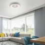 Kruhová - LD 14271-16 LED stropní svítidlo bílé s křišťálovým efektem, dálkové ovládání, Tuya, stmívatelné s aplikací RGB/2700-5000K - JUST LIGHT - foto 2