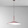 Kónická - FAN LED-KHAN-S48-ROS Závěsné LED svítidlo Khan (červená), 18 W, CCT 2700 / 3500 K, 48 x200cm - FANEUROPE - foto 2