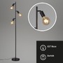 Stojací lampy - BRILO 1387035 Stojací svítidlo pr. 22 cm 3x E27 10W černá (starý kód: BRILO 1387-035) - BRILO - foto 2