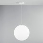 Závěsná - FAN I-GECO-SFERA-S40 Závěsné venkovní svítidlo Geco, bílá, 1 x E27, IP65, výška 150cm - FANEUROPE - foto 2