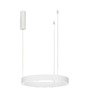 Kruhová - NV 9558600 Závěsné svítidlo STING LED hliník a akryl bílá Epistar SMD2835 40W 3000K Eaglerise TRIAC driver D60 H200 120st. IP20 stmívatelné - NOVA LUCE - foto 2