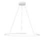 Kruhová - NV 9010021 Závěsné svítidlo BREDA bílý hliník a akryl LED 30W 220V 3000K IP20 - NOVA LUCE - foto 2
