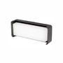 Nástěnná - NV 9160081 Venkovní nástěnné svítidlo KEEN tmavě šedý hliník akrylový difuzor LED 12W 3000K 220-240V 75st. IP65 - NOVA LUCE - foto 2