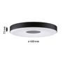 Kruhová - P 79518 LED stropní svítidlo 3-krokové-stmívatelné Puric Pane 2700K / 2.230V 23W stmívatelné černá/šedá - PAULMANN - foto 2