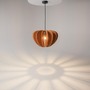 Dekorativní - M MOD398PL-01BR Závěsné svítidlo Cambio E27 60W černá/hnědá hliník - MAYTONI - foto 2