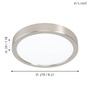 Kruhová - EG 99219 Stropní svítidlo FUEVA 5 99219 - EGLO - foto 2
