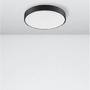 Kruhová - NV 9001531 Stropní svítidlo HADON černý hliník matný bílý akrylový difuzor LED 24W 230V 3000K IP20 - NOVA LUCE - foto 2