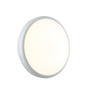 Nástěnná - FAN LED-EVER-XL-MW BCO Venkovní nástěnné a stropní svítidlo LED EVER bílá, polykarbonát, 28 W, 3750 lm, 4000 K, se senzorem, IP65, 30 x 7,8 cm - FANEUROPE - foto 2