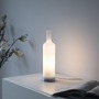Stolní lampy dekorační - LD 14006-16 Stolní lampa BOTTLE, bílá, opálové sklo, tvar láhve, šňůrový vypínač - JUST LIGHT - foto 2
