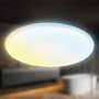 Kruhová - BRILO 3834016 Rowny LED stropní svítidlo do koupelny, dálkový ovladač, stmívatelné, CCT, přímé a nepřímé osvětlení, kruhové 35 cm, bílé - BRILO - foto 2