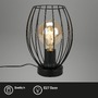 Stolní lampy dekorační - BRILO 7026-015 Stolní lampa, 25,6 cm, max. 25 W, černá - BRILO - foto 2