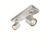 Bodová - PH 53092/48/12 Bodové svítidlo Philips Runner 53092/48/12 matný chrom 2x max.50W - PHILIPS (915004329001) - foto 2
