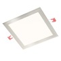 Hranatá - RED R12128 SLENDER SQ 22 zápustná matný nikl 230V LED 18W 3000K - RED - DESIGN RENDL - foto 2