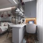 Koule - M P140-PL-170-1-N Závěsné svítidlo Fermi E27 60W průhledné sklo nikl kov křišťálový efekt - MAYTONI - foto 2
