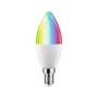 E14 - P 29146 Standard 230V Smart Home Zigbee 3.0 LED svíčka E14 5W RGBW+ stmívatelné mat - PAULMANN - foto 2